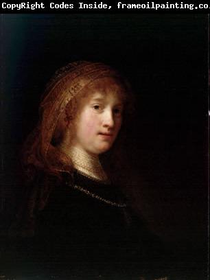 Rembrandt Peale Portrait of Saskia van Uylenburg